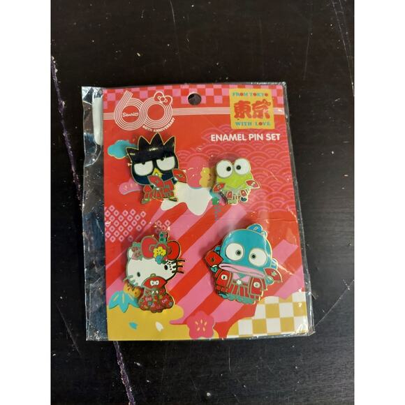 New Loungefly Sanrio 60th Anniversary Enamel Pin Set 74 - Picture 1 of 2